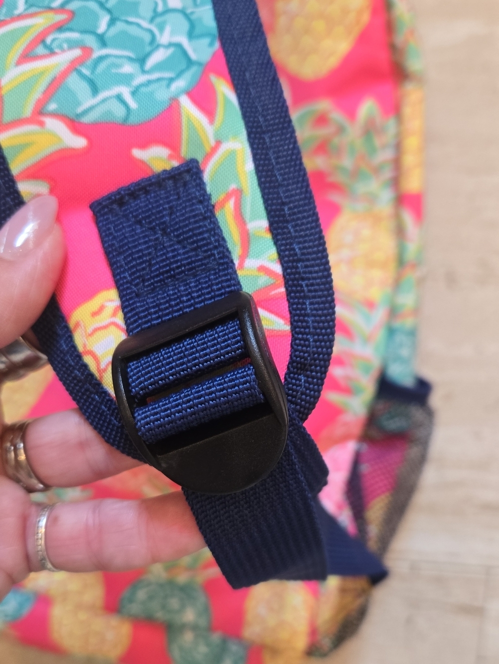 Simply Southern Pink Pineapple Sling Bag - Picture 6 of 9